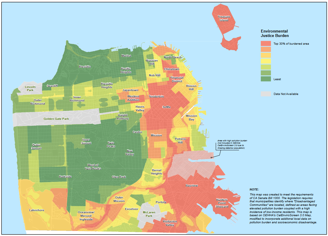 Figure 35. Draft Environmental Justice Communities (2021).