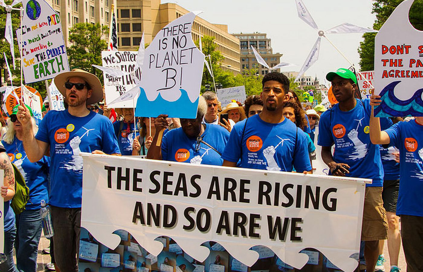 Image of environmental protest. Photo Credit: Becker1999 / Flickr.