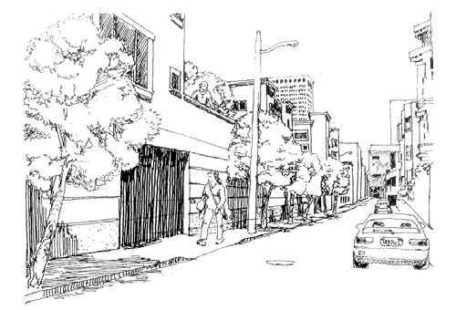 The rooftop terrace provides valuable open space to building residents